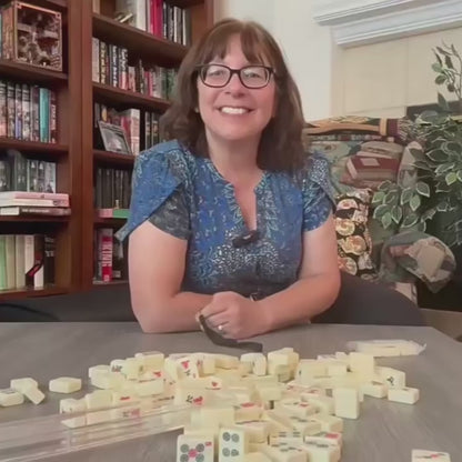 "Sakura Nights" Premium American Mahjong Set — 166 Tiles